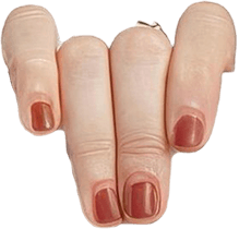 Left hand decoration